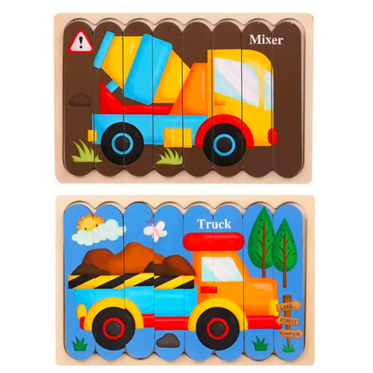 Puzzles en bois 3D