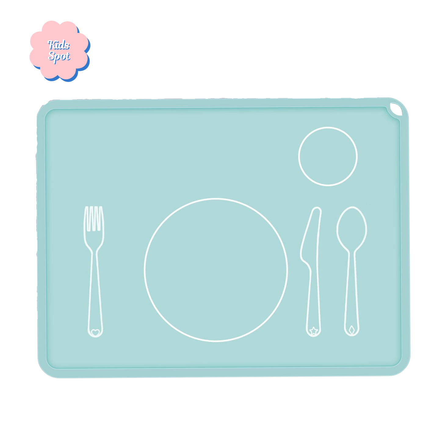 Set de table en silicone pour enfants pour table à manger | Apprentissage de la mise en table